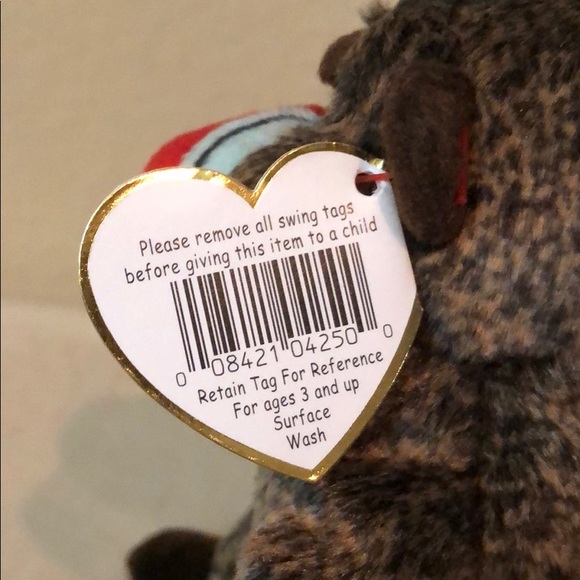 Cheeks the Baboon Ty The Beanie Babies Collection - Picture 6 of 8